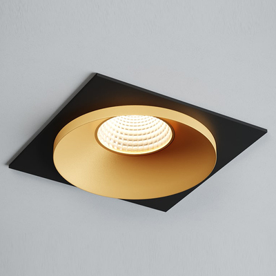 Точечный светильник Quest Light SINGLE LC gold + Frame 01 black