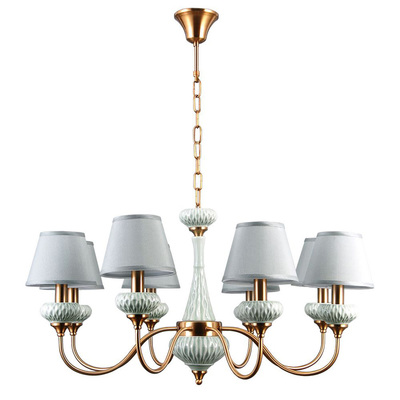 Люстра Lumien Hall 1022/8H-CBR-GRGN АСТА