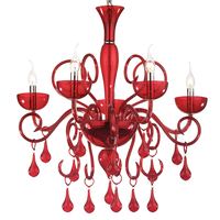 Люстра Ideal Lux LILLY SP5 ROSSO LILLY