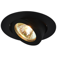 Точечный светильник Arte Lamp A4009PL-1BK ACCENTO