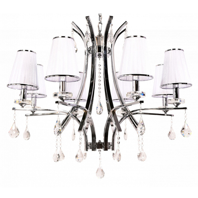 Люстра LUMINA DECO LDP 66247-8 WT GLAMOUR WHITE