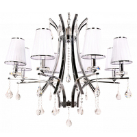  люстра LUMINA DECO LDP 66247-8 WT+CHR Glamour