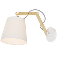 Бра Arte Lamp A5700AP-1WH E14 с 1 лампой