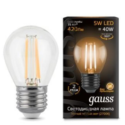 Светодиодная лампа GAUSS 105802105 Globe