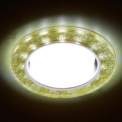 Точечный светильник Ambrella Light G248 W/GD GX53 LED