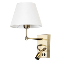 Бра Arte Lamp A2581AP-2AB E27 с 1 лампой