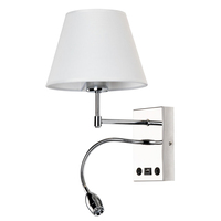 Бра Arte Lamp A2581AP-2CC E27 с 1 лампой