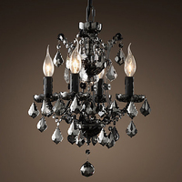  люстра BLS 30471 19th c. Rococo iron and Smoke crystal