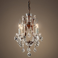 Люстра BLS 30478 19th c. Rococo iron and clear crystal