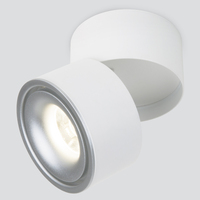 Точечный светильник Elektrostandard DLR031 15W 4200K 3100 белый матовый/серебро Klips