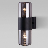 Уличный светильник Elektrostandard Roil (35125/D) чёрный/дымчатый плафон Roil