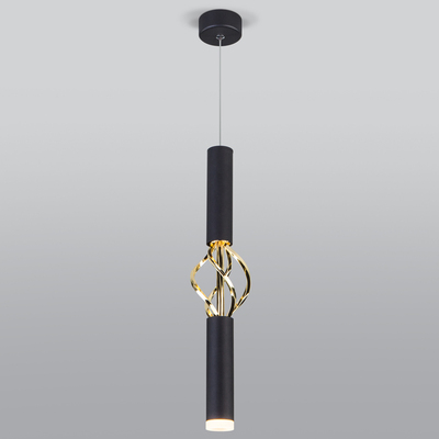 Светильник Eurosvet 50191/1 LED черный/золото Lance