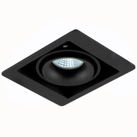 Точечный светильник Donolux DL18615/01WW-SQ Shiny black/Black Zumma