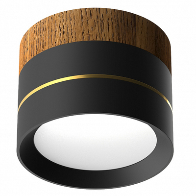 Точечный светильник LEDRON BARREL Wooden Black