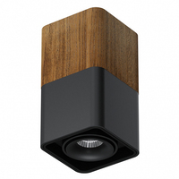Точечный светильник LEDRON TUBING Wooden 90 Black