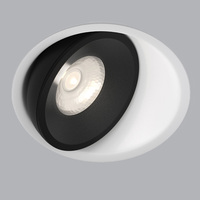 Точечный светильник Elektrostandard 25083/LED 6W 4200K белый/чёрный Slide