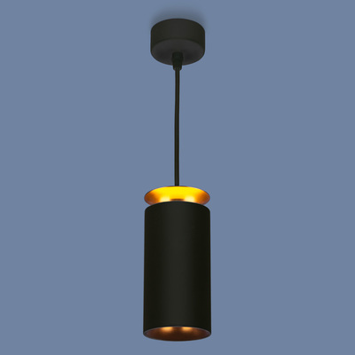 Светильник Elektrostandard DLS021 9+4W 4200К черный матовый/золото