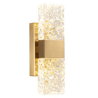 Бра Delight Collection 88068W gold/clear Wall lamp