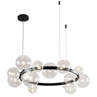 Люстра Delight Collection OMG1075R black/clear Art Deco Bubble