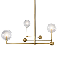 Люстра Delight Collection KG0835P-3 BRASS Globe Mobile