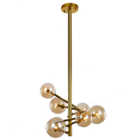 Люстра Delight Collection MX19009070-6B gold Globe Mobile