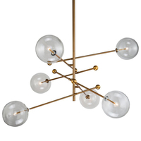 Люстра Delight Collection KG0835P-6 BRASS Globe Mobile