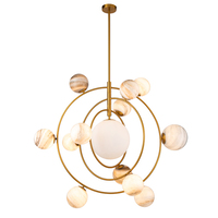 Люстра Delight Collection KG1122P-13 brass Planet