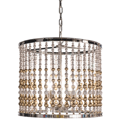 Люстра Delight Collection KW0783P-4 SILVER Wood Light