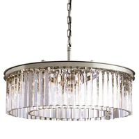 Светильник Delight Collection KR0387P-10B CHROME/CLEAR 1920s Odeon