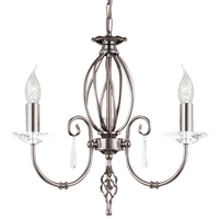 Люстра Elstead Lighting AG3 POL NICKEL AEGEAN