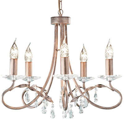 Люстра Elstead Lighting CRT5 SILVER/GOLD CHRISTINA