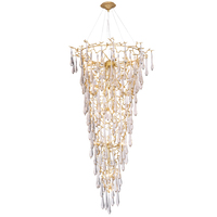 Люстра Crystal lux REINA SP34 D1200 GOLD PEARL