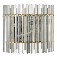 Бра Crystal lux AURELIO AP2 GOLD+CHROME/TRANSPARENT