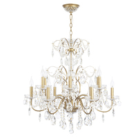 Люстра Crystal lux ODELIS SP12 GOLD ODELIS