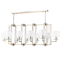 Светильник Crystal lux NICOLAS SP10 L1300 GOLD/WHITE NICOLAS