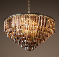 Светильник BLS 30339 1920s Odeon Glass Fringe Chandelier