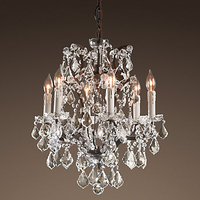  люстра BLS 30257 19th c. Rococo iron and clear crystal