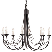  люстра Elstead Lighting CB8 BLACK CARISBROOKE