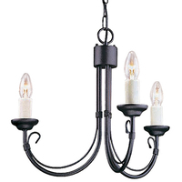  люстра Elstead Lighting CH3 BLACK CHARTWELL