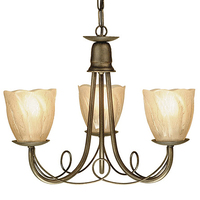 Люстра Elstead Lighting MN3 BLK/GOLD MINSTER