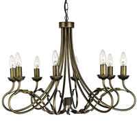  люстра Elstead Lighting OV8 BLK/GOLD OLIVIA