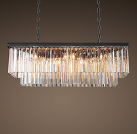 Светильник BLS 30230 1920s Odeon Glass Fringe Chandelier