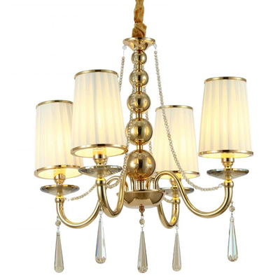 Люстра LUMINA DECO LDP 1200-4 F.GD FABIONE GOLD