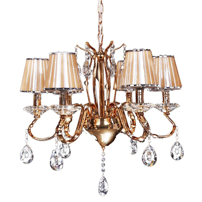 Люстра LUMINA DECO LDP 9267-6 GD FINEZZIA GOLD