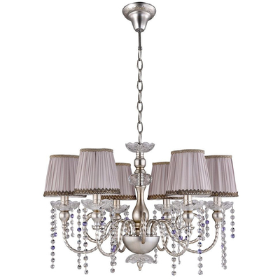 Люстра Crystal Lux ALEGRIA SP6 SILVER-BROWN ALEGRIA