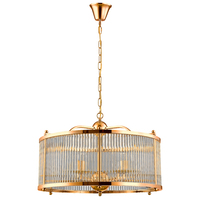 Люстра Crystal lux TADEO SP6 D600 GOLD/TRANSPARENTE
