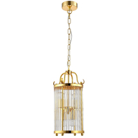 Люстра Crystal lux TADEO SP4 D200 GOLD/TRANSPARENTE